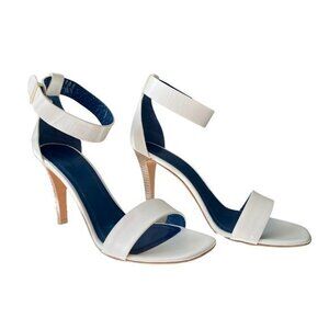 Celine Ankle-strap Heeled Sandal in Cream - Size 37.5